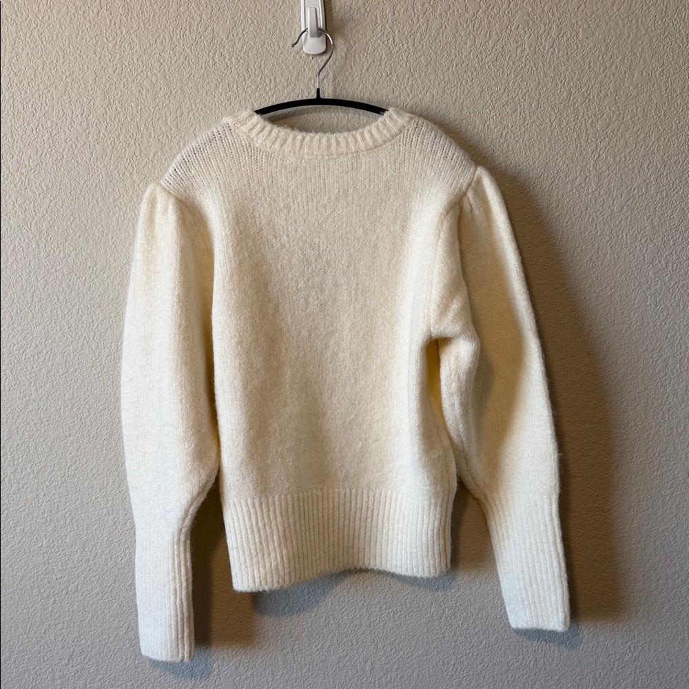 Joe’s Jeans Puff Cream Sweater NWT - Picture 4 of 5
